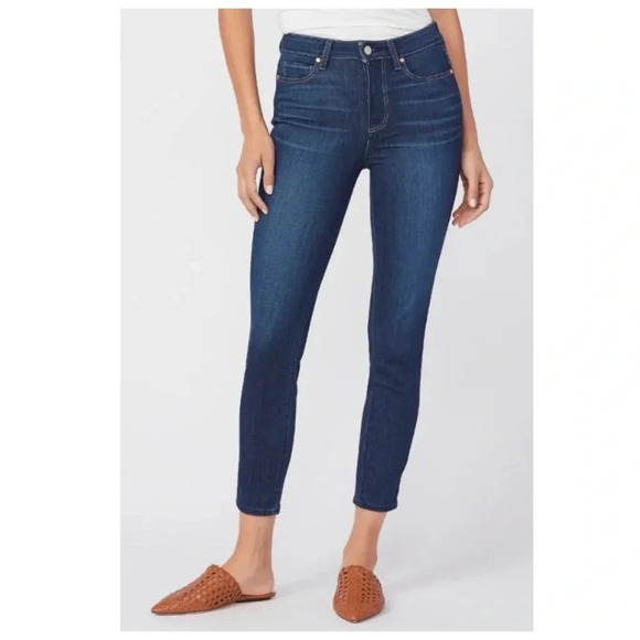 Paige Hoxton Crop Marrakech Jeans Size 30 NWT - Picture 1 of 12